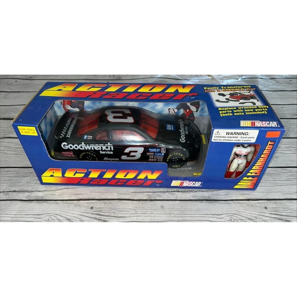 Dale Earnhardt 1996 #3 GM Goodwrench 1/18 Action Racer w/Figure NIB NASCAR Rare